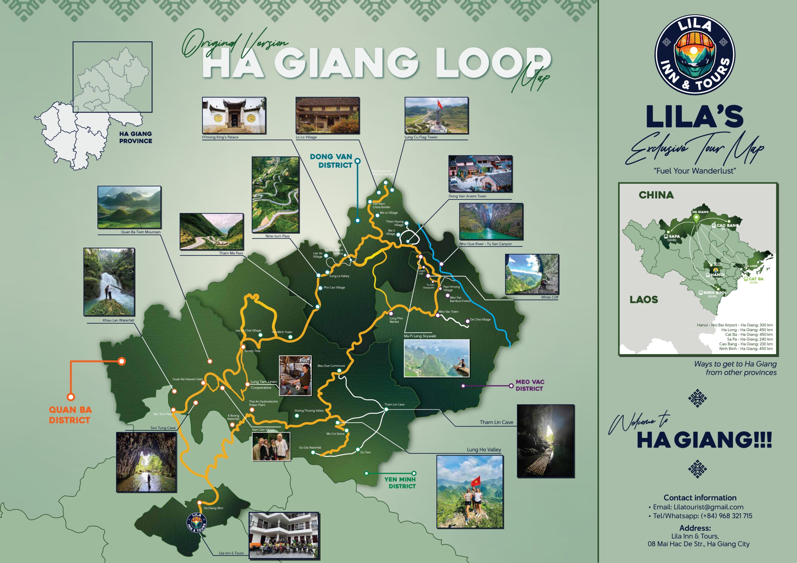 Ha Giang Loop Map